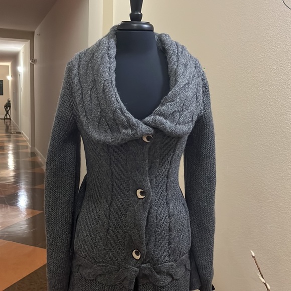 Cole Haan Baby Alpaca Grey Sweater.Preowned - Picture 2 of 11